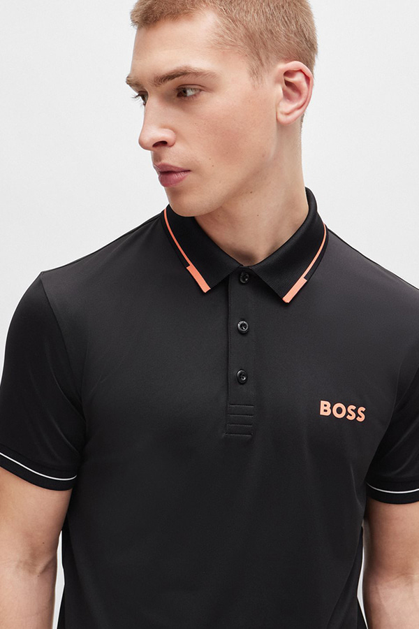 ΜΠΛΟΥΖΑ POLO BOSS - 002 ΜΑΥΡΟ